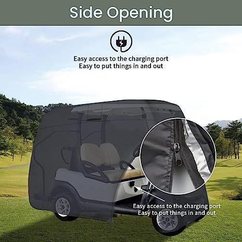6/8 Passenger Golf Cart Cover Rainproof Weatherproof Protection - 156" L