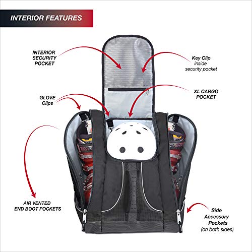 Athalon Graffiti Ski & Snowboard Boot Bag Backpack – Adventure Ready Gear Carrier