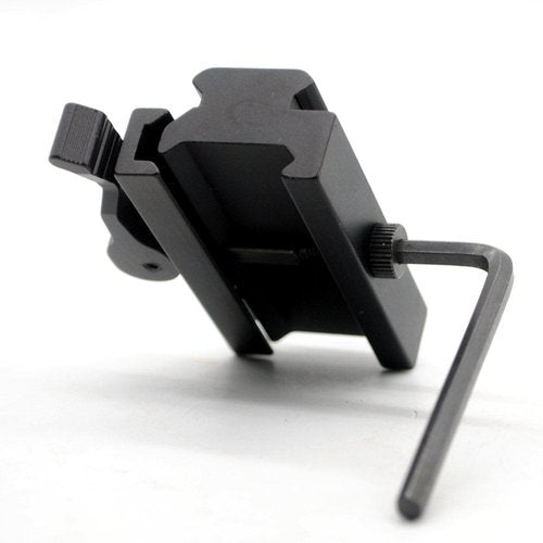 TRIROCK Tactical QD Detachable 20mm Picatinny Rail Half Inch Low Profile Riser 5 Slots QR Block Mount