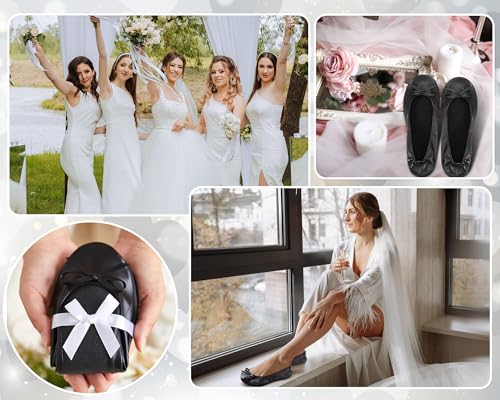 Foldable Ballet Flats for Wedding Guests Bulk - Comfortable & Portable Shoes
