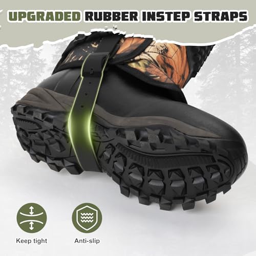 Camo Snake Gaiters 1200D Waterproof Leg Protection for Hiking & Hunting