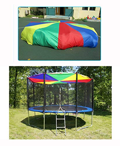 AMYESE 23ft Rainbow Parachute for Kids Outdoor Party Games, Team Play & Family Fun