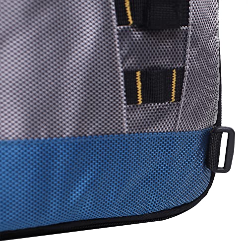 Blue Fishing Lure Bag Organizer Tackle Binder Waterproof Storage Case