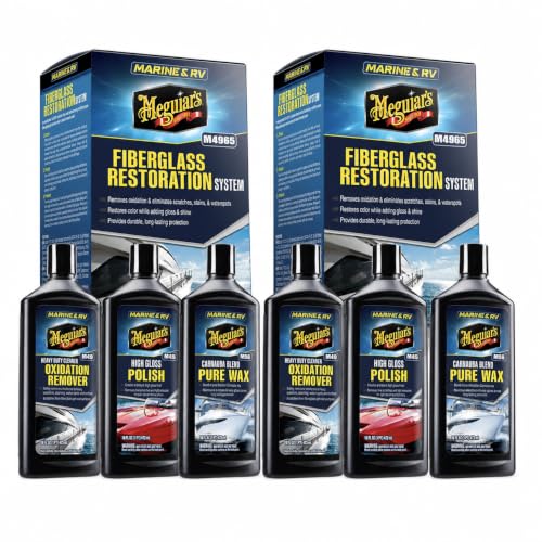 Meguiar's Marine & RV Fiberglass Restoration System 2 Pack - 48 Fl Oz