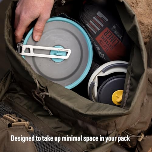 Ultralight Collapsible Camping Pot - 1 Liter Backpacking Cookware