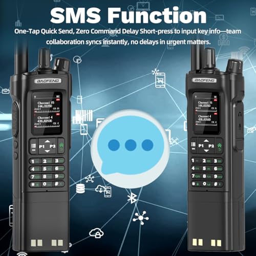 BAOFENG DM32 DMR Handheld Two-Way Radio 10W Long Range Walkie Talkie with GPS