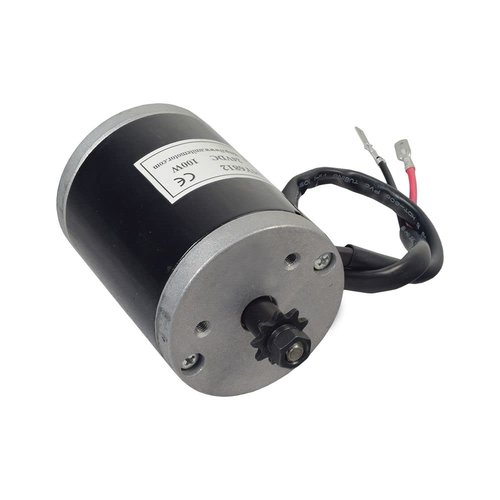 AlveyTech 24V 100W MY6812 Electric Motor with 9 Tooth #25 Chain Sprocket - Chain Drive for Razor E100/E125 (Versions 5+), E150/E175/eSpark/Trikke (All Versions) & Pulse Charger, Reverb, and Revster
