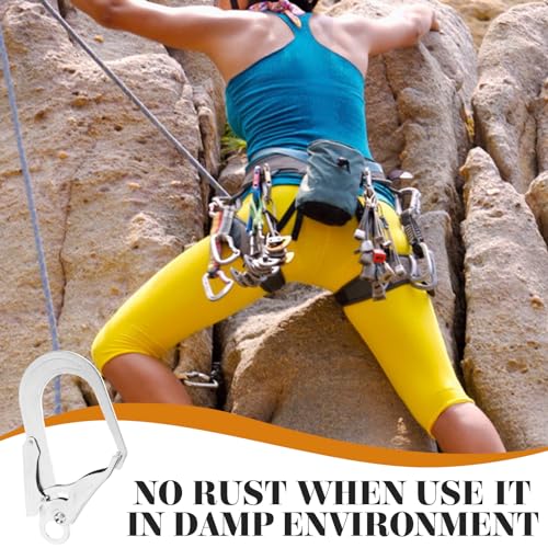Heavy Duty Alloy Steel Carabiner Clip Hook for Safety Fall Protection & Climbing