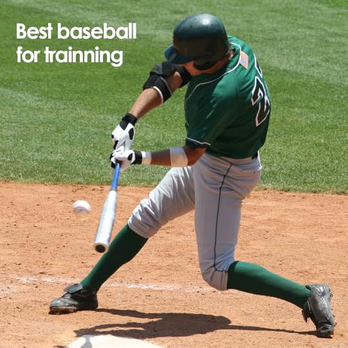 12-Pack Standard Size Unmarked Baseballs - Practice & Training Balls, 9 Inch