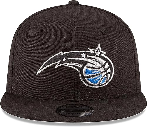 Unisex NBA Adjustable Snapback Hat Cap - Orlando Magic Team Logo Black