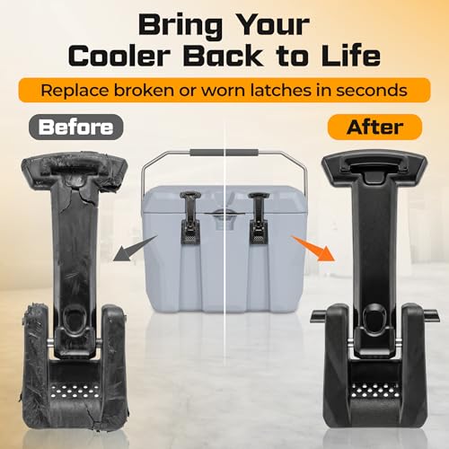 Replacement Cooler Latch Set for Lifetime Hard-Sided Coolers - 2 Pack