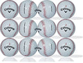 Refinished Baseball Style Golf Balls - Callaway Chrome Soft, 12 Pack