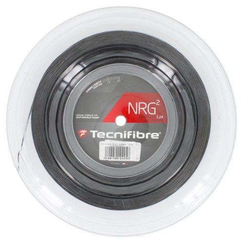 Tecnifibre NRG2 (17-1.24mm) Tennis String Reel (Black)