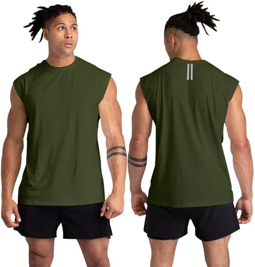 Holure Men's Gym Tank Tops - Sleeveless Athletic Muscle Shirts for Bodybuilding | 1, 3, or 5 Pack