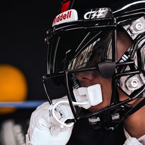 Football Helmet Visors 2 Pack Clear + Black Clips Wide Vision Fit