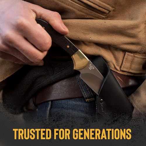 Hunting Skinning Knife with Sheath - Fixed Blade, 3-1/8" Stainless Steel