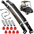 RIZINKART Heavy-Duty 4-Leaf Golf Cart Rear Leaf Spring Kit for Club Car Precedent 2004+