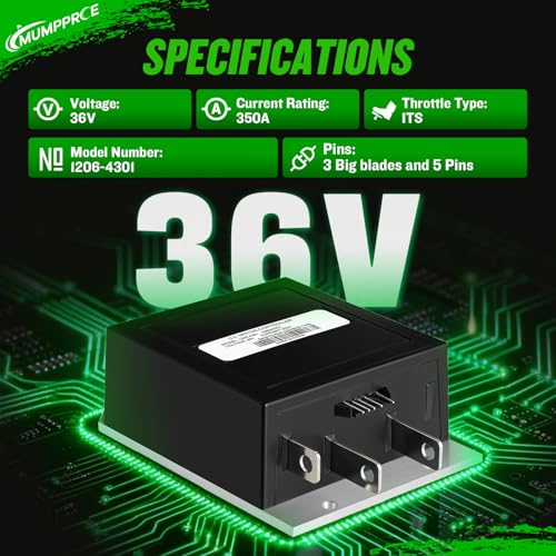 36V 350A EZGO Speed Controller for Golf Carts Series ITS Replacement