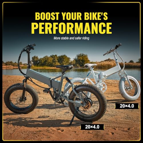 WINFAVO 20x4.0 Inch Fat Bike Tire Set with 2 Tubes, Heavy-Duty All-Terrain Replacement