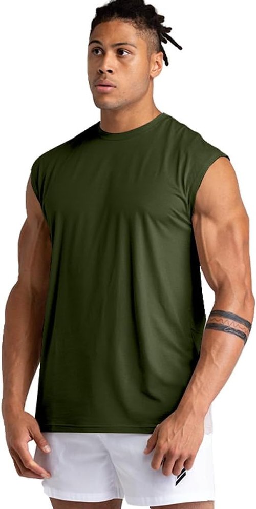 Holure Men's Gym Tank Tops - Sleeveless Athletic Muscle Shirts for Bodybuilding | 1, 3, or 5 Pack