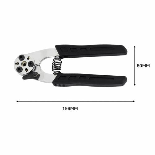 accufine 2 in 1 Bicycle Brake Cable Cutter and Crimper with Bicycle Brake Cable Crimp Ends Specialized Bike Brake Cable Tool