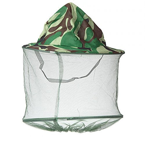 6 Pack Mosquito Head Net Bee Hat with Face Cover - Sun Protection for Outdoor Activities