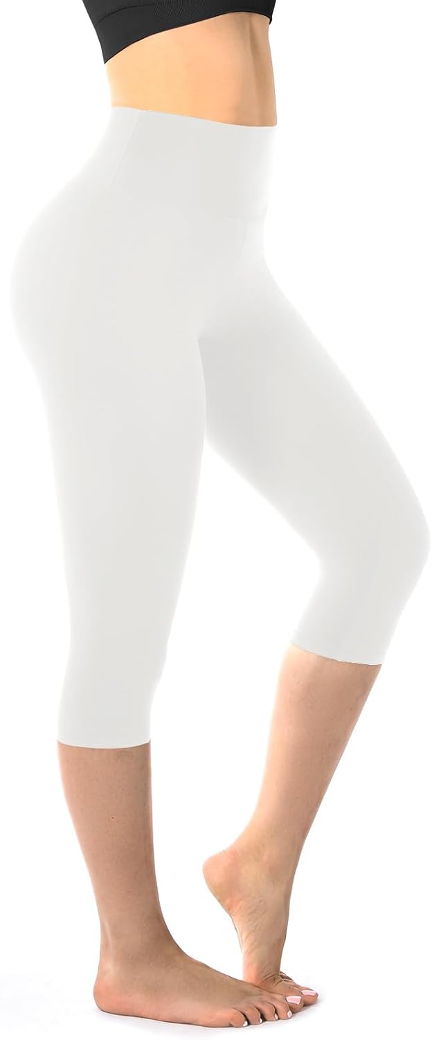 Walifrey Capri Leggings - Buttery Soft High Waisted Yoga Pants for Women | Perfect for Gym Workouts