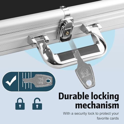 Silver Aluminum Locking Trade Show Display Case Large Tabletop Showcase