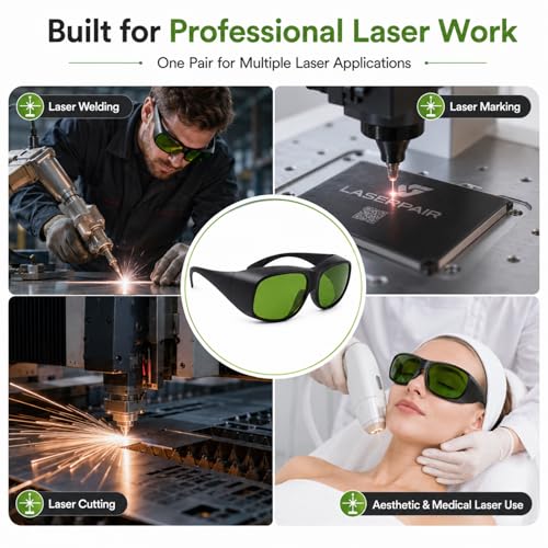 Laser Safety Glasses for Laser Technicians - 755/808/1064nm Protection