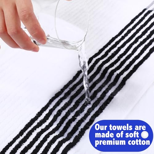 Golf Towel 22x44 Inches Cotton Caddy Towels - Blue, White, 2 Pack