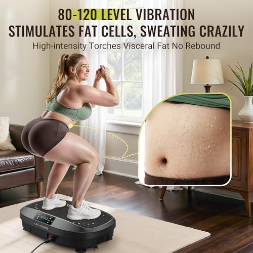 FLYBIRD Vibration Plate Exercise Machine for Full Body Workout - Standard