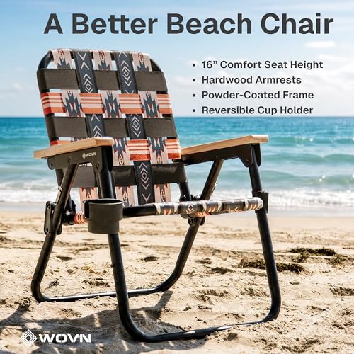 GoSports Outdoors WOVN Mesa Beach Backpack Chair - Premium Folding Camping Seat