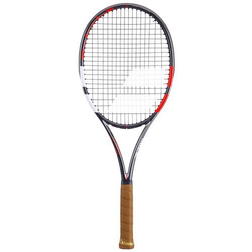 Babolat Pure Strike VS Tennis Racquet - Strung with 16g White Syn Gut at Mid-Range Tension (4 1/4" Grip)
