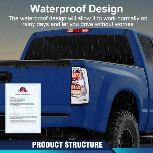 PIT66 Tail Lights Pair for Chevy Silverado 2003-2006 Clear Model | Easy Bolt-On Installation