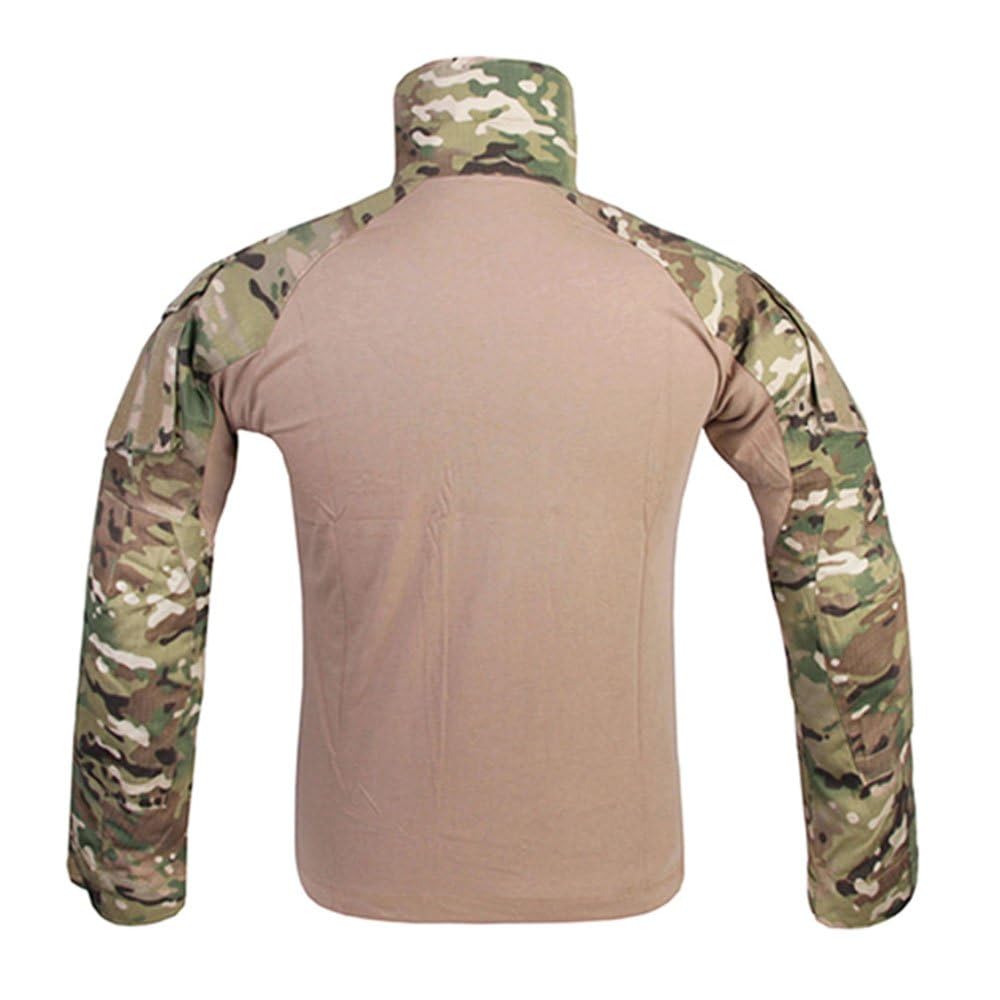 EMERSONGEAR Men's Tactical Shirt,Airsoft Combat Army Paintball Quick Dry Long Sleeve BDU T-Shirt Top