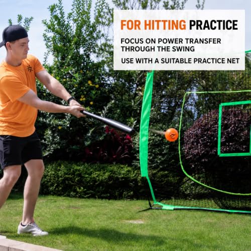 Heavy Training Baseballs and Softballs Set - 3 Inch, 16 oz for Hitting and Pitching