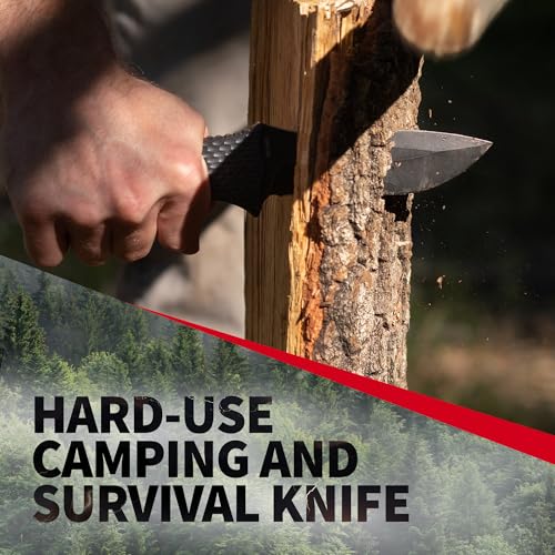 Off-Grid Knives Backcountry Blackout V2 Fixed Blade Knife Cryo D2 Steel G10 Scales Camping Hunting Survival