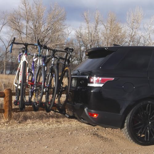 Road-Max 4 Bike Hitch Rack - Foldable, 2-Inch Receiver, Blade Runner 4
