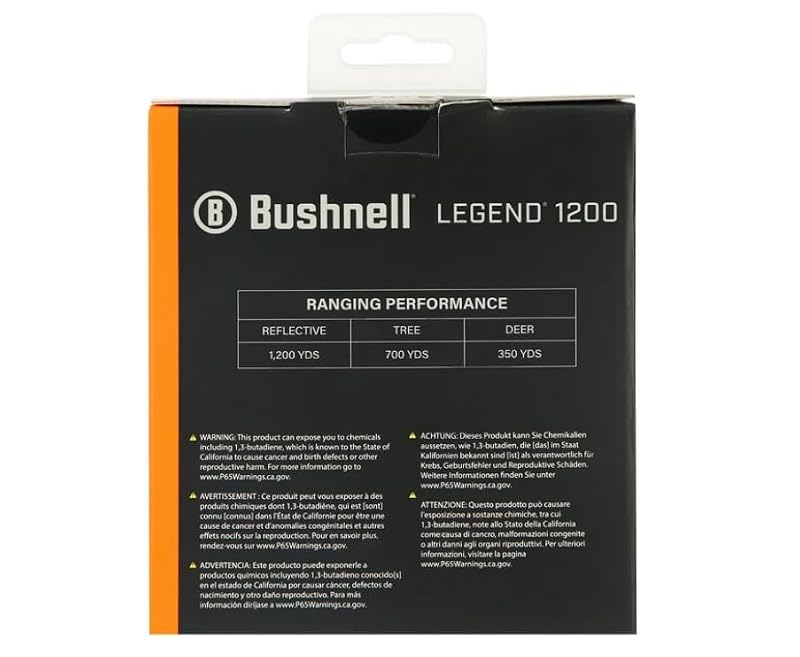 Bushnell 6x24 Laser Rangefinder with 1200-Yard Distance and Angle Compensation