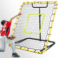 PLAYAPUT Baseball Rebounder Net 4x4.5FT Practice Pitchback & Fielding Aid