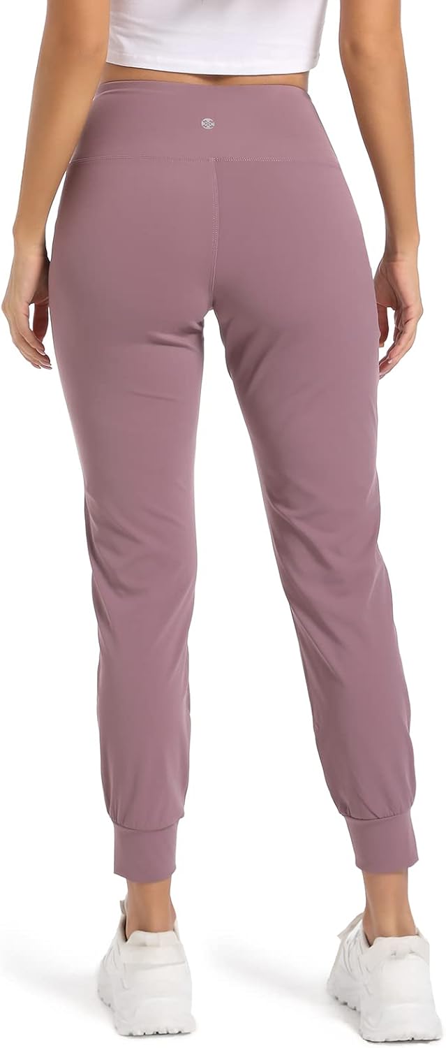 Skiennix Women's Joggers - Lightweight Athletic Sweatpants with Pockets | Tapered Casual Fit for Workout & Lounge