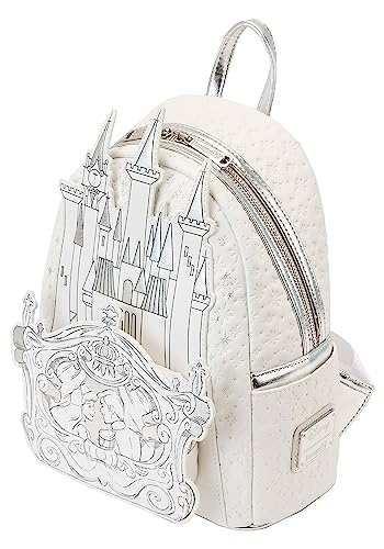 Disney Cinderella Mini Backpack Loungefly Vegan Leather Girl's Bag - One Size