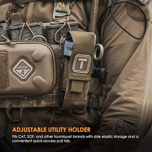 Hazard 4 MOLLE Medical Pouch - Black Tourniquet Storage, Tactical Medical Gear