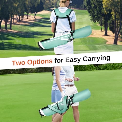 Full Choice Mint Lightweight Golf Stand Bag with 4-Way Dividers & Dual Straps