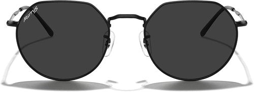 MERRY'S Polarized Round Polygon Sunglasses - Retro Classic Vintage Shades for Men & Women