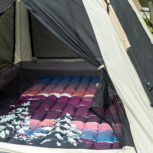 Down Camping Blanket Night - Warm Lightweight Outdoor Puffy Blanket