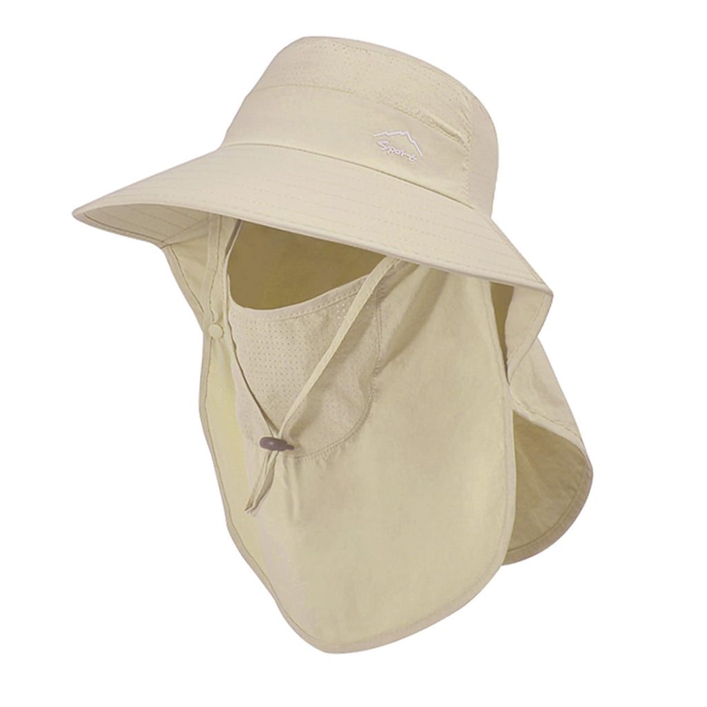 Sun Hat for Men Women with Neck Flap,UPF 50+ UV Protective Hiking Fishing Hats,Wide Brim Sun Hat for Women&Men