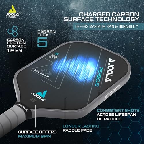JOOLA Perseus Pickleball Paddle 16mm - Official Ben Johns Signature Power & Control