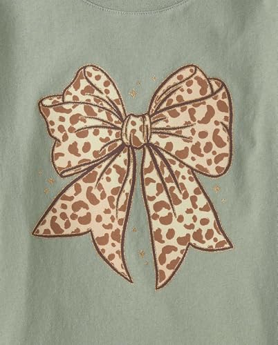 Children's Place Girls' Short Sleeve Graphic T-Shirts 5-Pack Medium Bow Heart Candy Bear Food Capybara