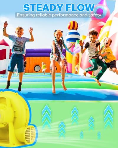 CooTentler 550W/0.73HP Portable Inflatable Bounce House Blower Pump